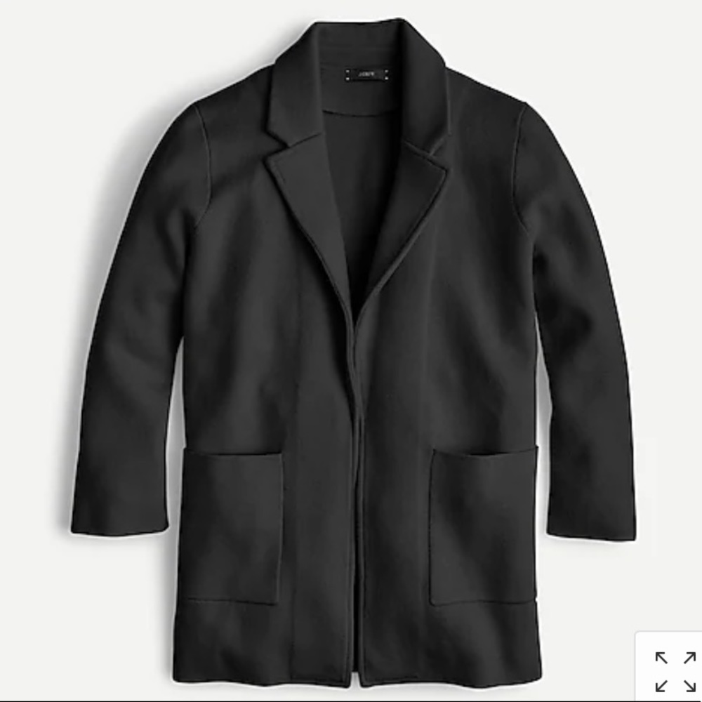 J. Crew Sophie open-front sweater-blazer
